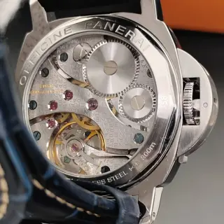 Super Clean Panerai Luminor Marina PAM 00113 White Dial. Stainless Steel 44. Full Set
