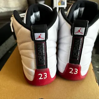 Jordan 12 Cherry $90, Jordan 4 military Blue $125, Jordan Air Ship Corporate Got ‘Em $50, Nike Terminator High $35; Sizes 10.5-11
