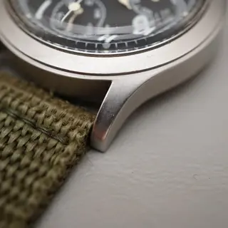 Vintage Exalt 776.101 ETA 7760 Black Dial Swiss Automatic Chronograph Watch - $620