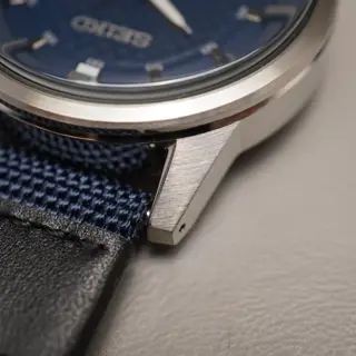 Unworn Seiko SUR287P1 6N76 Textured Blue Dial Big Date 41Mm Quartz Watch - $100
