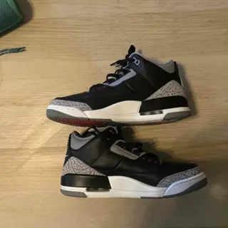Black cement 3 (2024) & SB dunk high Trico