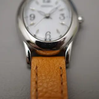 Seiko Tisse SWFA147 V117 Textured White Dial Oval Solar Ladies Quartz Watch - $120