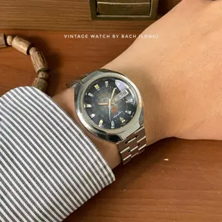 Seiko Advan 6106-7670 Guilloche Blue Dial (Automatic)