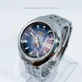Seiko Advan 6106-7670 Guilloche Blue Dial (Automatic)