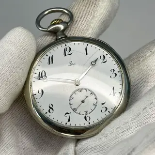 OMEGA Small Second Enamel Dial Vintage Pocket Watch, Serviced, $299 SHIPPED !!! 🔥