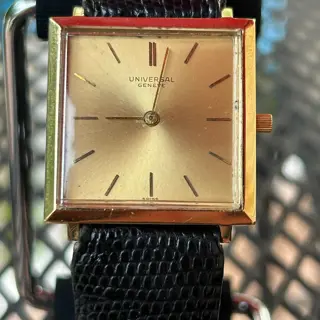 Vintage 18k Universal Genéve Tank Serviced 1500$