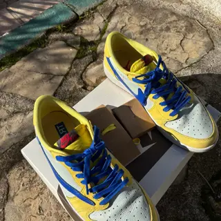 Travis Scott AJ1 canary US W 12