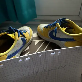 Travis Scott AJ1 canary US W 12