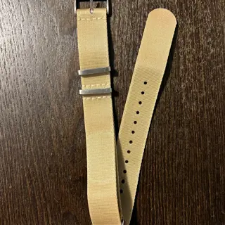Phenome Straps Beige Nylon 20 mm Strap