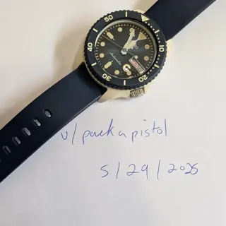 Seiko 5 Sports SRPG81k1 Bio-Plastic/ Resin Automatic Sports Watch $100