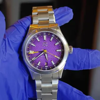 Henry Archer Verden GMT purple dial