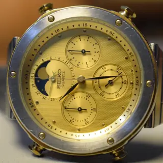 Rare Seiko 7A48-7010 Chronograph Moon Phase Quartz - 269$ (Shipping included) OBO...