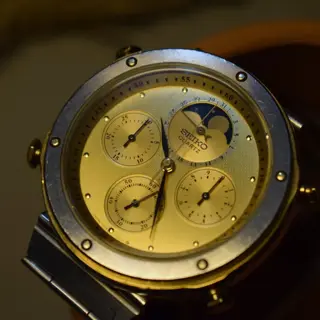 Rare Seiko 7A48-7010 Chronograph Moon Phase Quartz - 269$ (Shipping included) OBO...