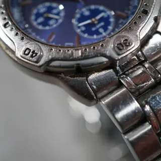 Seiko SBDP015 7T62 Blue Dial Speedtimer Chronograph Quartz READ - $65