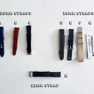 Strap Bundles for sale, 19mm, 20mm, 21mm