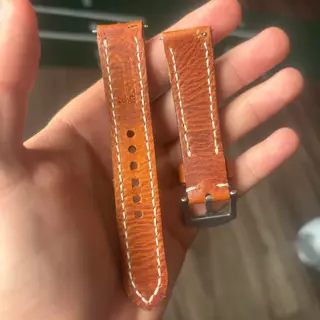 20mm Handmade in Scotland leather strap