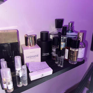 aventus, hacivat, noir extreme, ombre leather, le male 2005, elysian cologne+various decants (bottle)