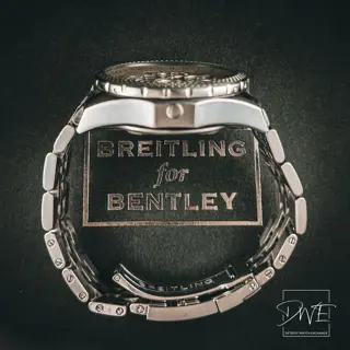 Breitling Bentley 6.75 Silver Dial - 48MM Steel Bracelet