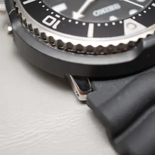 Seiko Prospex SBDN023 V147 Lowercase Limited Black Dial Tuna Solar Quartz Watch - $195