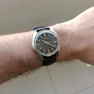 Seiko Black Dial Automatic Watch. $120 Shipped.