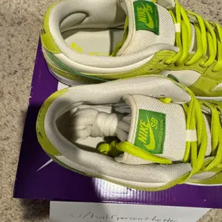 DS Nike SB Dunk low Fruity Pack Atomic Green Apple size 11: $210 shipped/invoiced