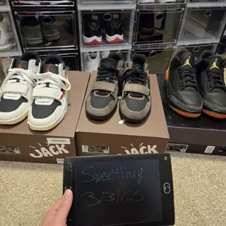 Balvin 3s and Jumpman Jacks Sz 9 DS