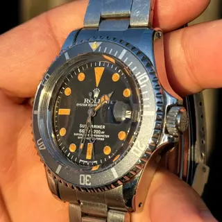 1971 Rolex Submariner 1680 – Pumpkin Dial | Early White Text | Rare Opportunity