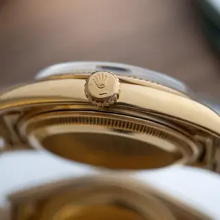 1956 Rolex President Solid Gold 6611 - Black Diamond dial