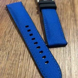 Rubber B strap, SwimSkin, 21/22 blue, Swiss Made — $125 Shipped
