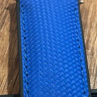 Rubber B strap, SwimSkin, 21/22 blue, Swiss Made — $125 Shipped