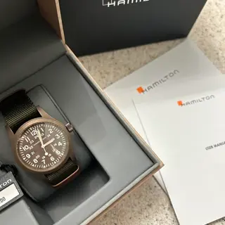 Reduced! Hamilton Khaki Field Mechanical PVD 38mm- 365$ shipped!
