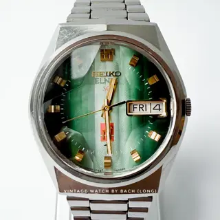 Seiko Elnix 0723-6020 Gradient Green Dial