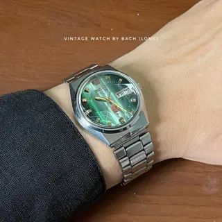 Seiko Elnix 0723-6020 Gradient Green Dial