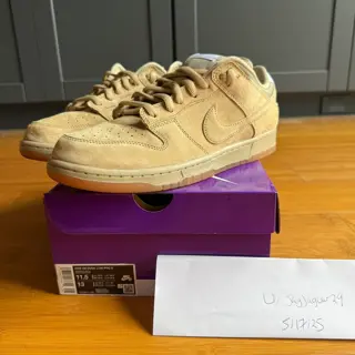 Nike Dunk Low SB Pro B Parachute Beige Size 11.5 $140 shipped!