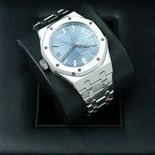 Audemars Piguet Royal Oak 50th Anniversary Steel 37mm 15550ST Ice Blue Complete