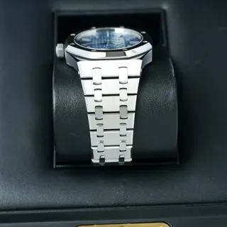 Audemars Piguet Royal Oak 50th Anniversary Steel 37mm 15550ST Ice Blue Complete