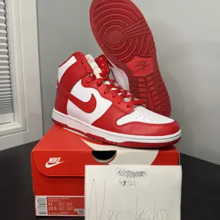 Nike dunk high championship red Sz 11 clean og All $50