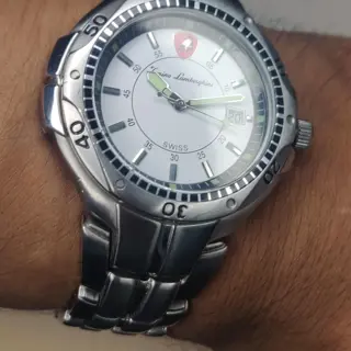 Reduced Tonino Lamborghini Swiss Watch Rotating Bezel Stainless Steel Serviced - 105USD Shipped