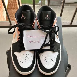 Jordan 1 Mid Arctic Orange 8.5M/10W, Used, $100 Shipped