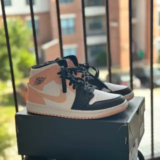 Jordan 1 Mid Arctic Orange 8.5M/10W, Used, $100 Shipped