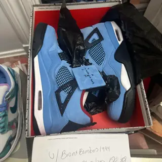 cactus jack Jordan 4 sz 9.5 OG box completely DS $910 shipped and invoiced