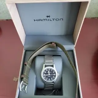 Hamilton Khaki Field Quartz 33mm in excellent condition $300. .