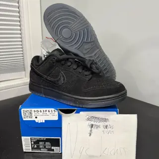 Nike dunk low undefeated Sz 6 worn 1x og all $100
