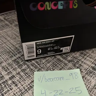 airmax 1 mellow used size 9 og all [55 shipped]