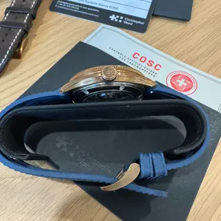 Christopher Ward C65 Aquitaine Bronze COSC - Full Set w/ extra strap - $1200