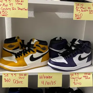 TAKING OFFERS | Check pics for details | SZ 9.5, SZ 10, SZ 10.5 | Jordans, SB Dunks, Yeezy, Adidas, Air Max | $30 - $320