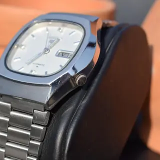 Vintage Seiko 5 Tv 📺 Shape Lining dial with Bracelet Serviced - 135$ include shipping