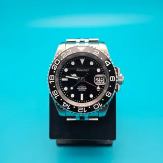 Seiko GMT Mod Black Dial