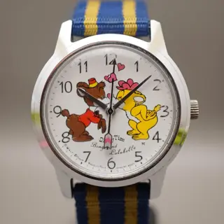 Vintage Seiko Tomony 5000-8000 Disney Bongo Lulubelle Handwound Mechanical Watch - $130