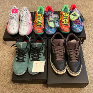 Kobes and Jordan 3 WYWS 9-9.5 ($140-240)